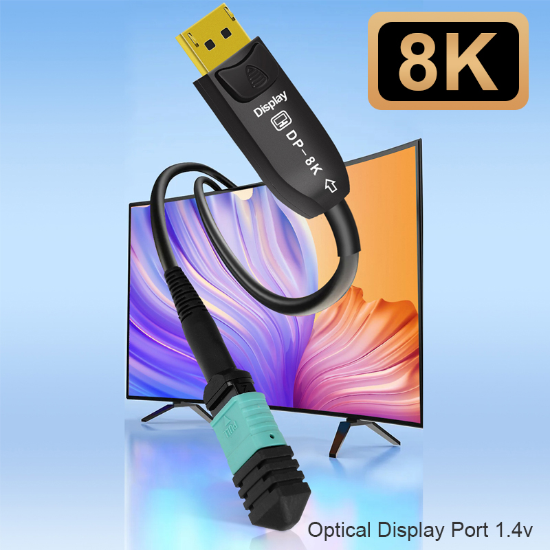 Detachable Optical Cable Display port to MPO